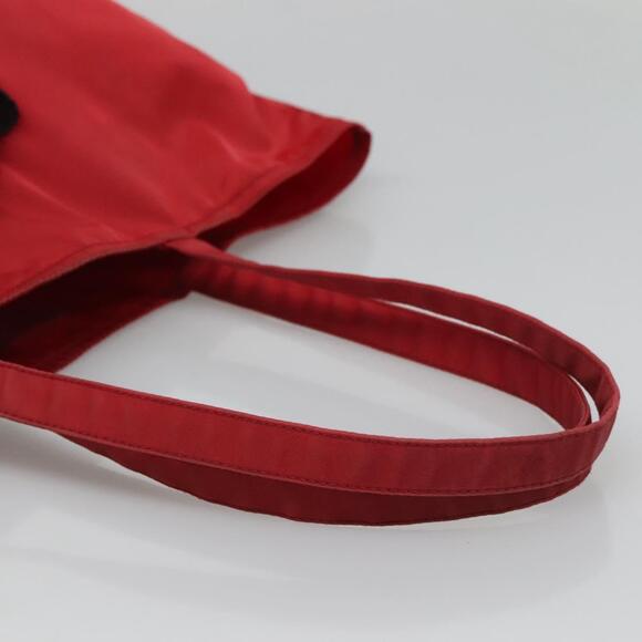 PRADA Tote Bag Nylon Red - Picture 7 of 9